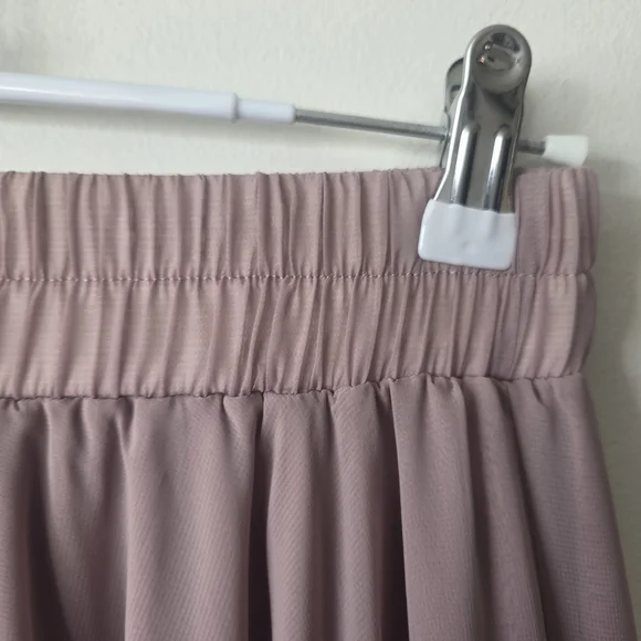 Women's Mauve Elastic Waist Maxi Skirt - Picture 4 of 6